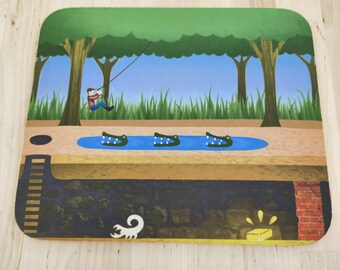 Fallpit Harry Mousepad - Almost Perfect - As/Is Clearance #0141