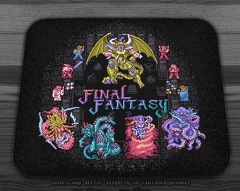 Fantasy Final Mousepad - Great Gift Idea for any Retro RPG Gamer