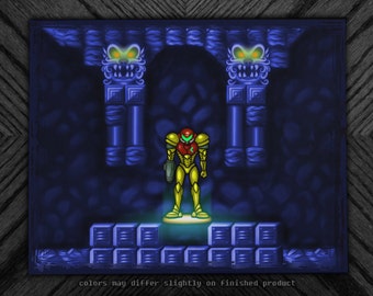 Metroid Elevator 8x10 Signed Matte Print