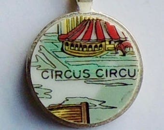 Up Cycled China Pendant