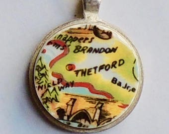 Up Cycled China Pendant