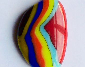 Fused Glass Puddle Pendant