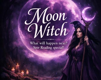 Moon Witch Seer Reading – Future Insights, Numbers, Initials, Events (Same Day)