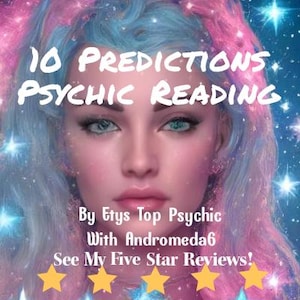 10 Future Predictions, Psychic Reading - Etsy&#39;s top psychic, by Andromeda6