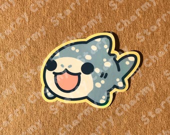 Whale Shark Holographic Sticker