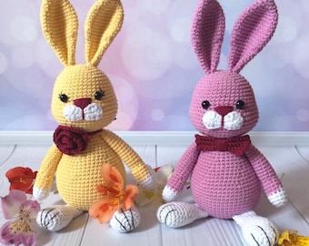 Hase Häkelanleitung, Süßer Hase zu Ostern, Häkelanleitung, DIY, PDF-Sofortdownload