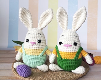 Crochet Easter Bunny Pattern – Beginner Friendly Amigurumi (PDF)