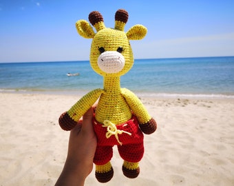 Giraffe Crochet Pattern, Amigurumi giraffe tutorial, DIY, PDF-Instant download