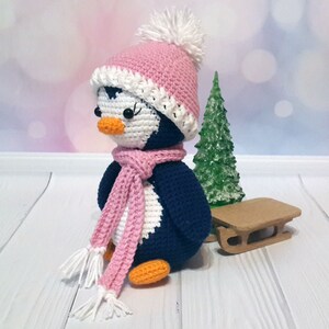 Crochet Penguin Lulu Pattern, Christmas amigurumi penguin pattern, PDF-Instant download image 7