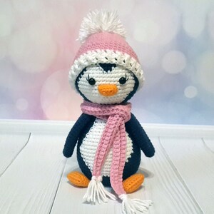 Crochet Penguin Lulu Pattern, Christmas amigurumi penguin pattern, PDF-Instant download image 5