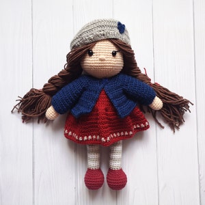 Molly amigurumi doll crochet pattern