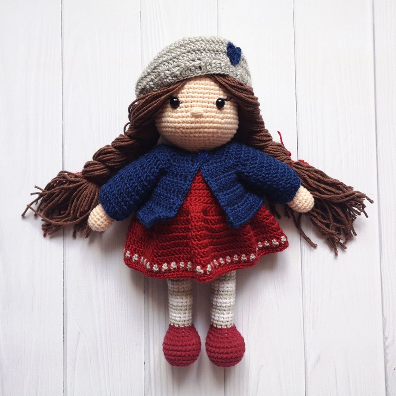 Molly amigurumi doll crochet pattern