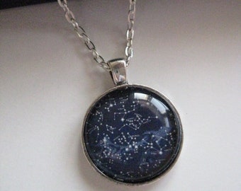 Constellation Necklace, galaxy necklace, universe jewelry, planet necklace, planet jewelry, space jewelry, handmade, gift for her, Christmas