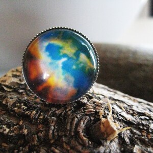 Nebula Ring, galaxy jewelry, planet jewelry, galaxy, space jewelry, solar system, handmade, gift for her, gift for her, Christmas