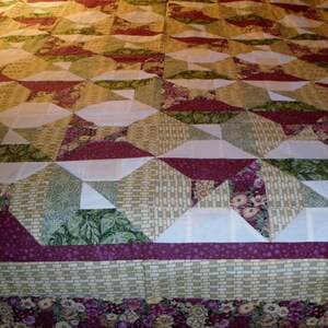 Optical Squares Queen Quilt image 3