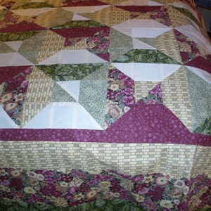 Optical Squares Queen Quilt image 4