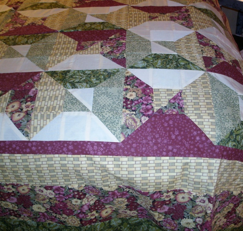 Optical Squares Queen Quilt image 4