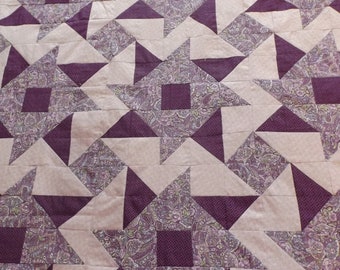 Hope of Hartford Full/Queen Quilt in Purple