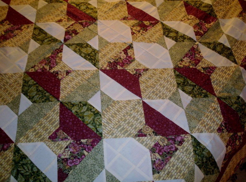 Optical Squares Queen Quilt image 5