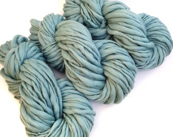 Chunky Yarn, Handspun Yarn, Handspun Wool Yarn, Thick and Thin Yarn, Weaving