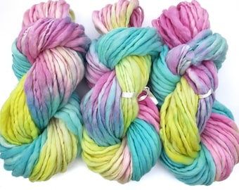 Chunky Yarn merino wool yarn, Merino yarn, Chunky merino wool, bulky yarn thick and thin yarn art yarn