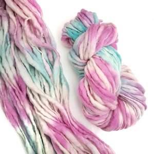 Chunky Yarn merino wool yarn, Merino yarn, Chunky merino wool, bulky yarn thick and thin yarn art yarn image 1