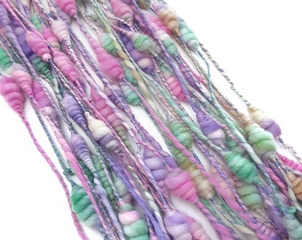 Handspun yarn, Art Yarn, Chunky Yarn, Weaving Yarn, Slub Yarn, Hand Spun Art Yarn