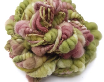 Handspun yarn, Art Yarn, Chunky Yarn, Weaving Yarn, Slub Yarn, Hand Spun Art Yarn