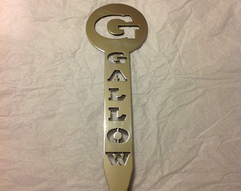 Custom Stainless steel Tap Handle SS - Wedding -Special Occasion