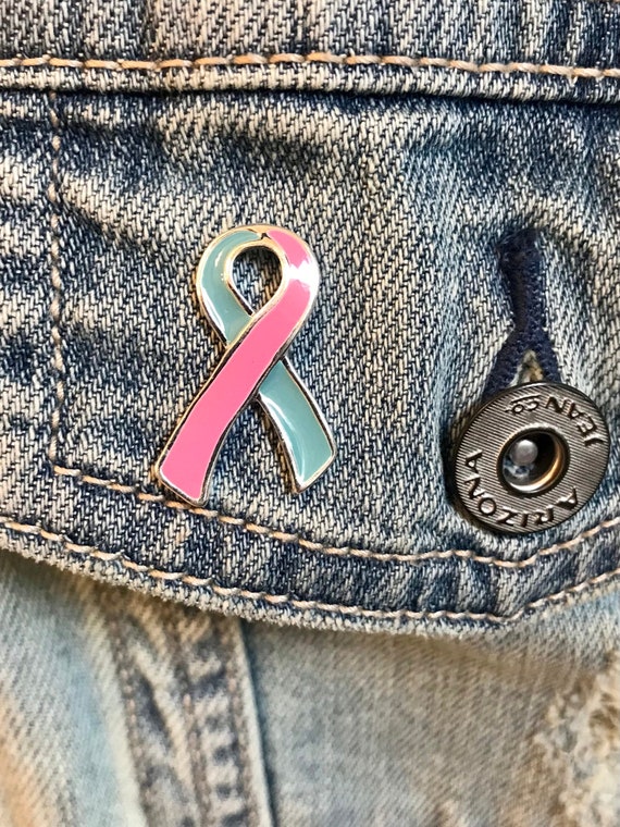 Blue and Gray Awareness Ribbons | Lapel Pins