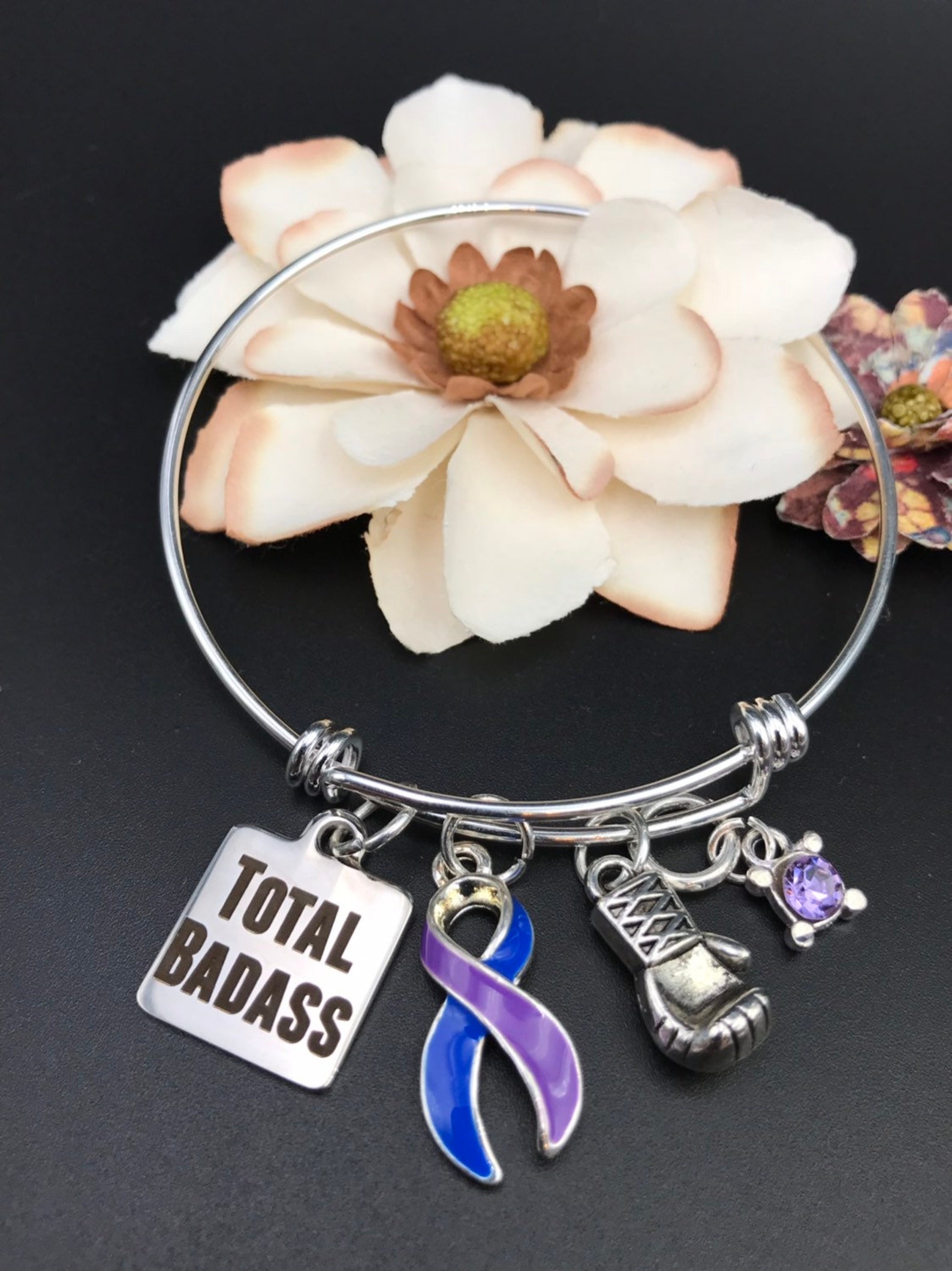 Rheumatoid Arthritis Awareness / Total Badass / Boxing Glove Etsy