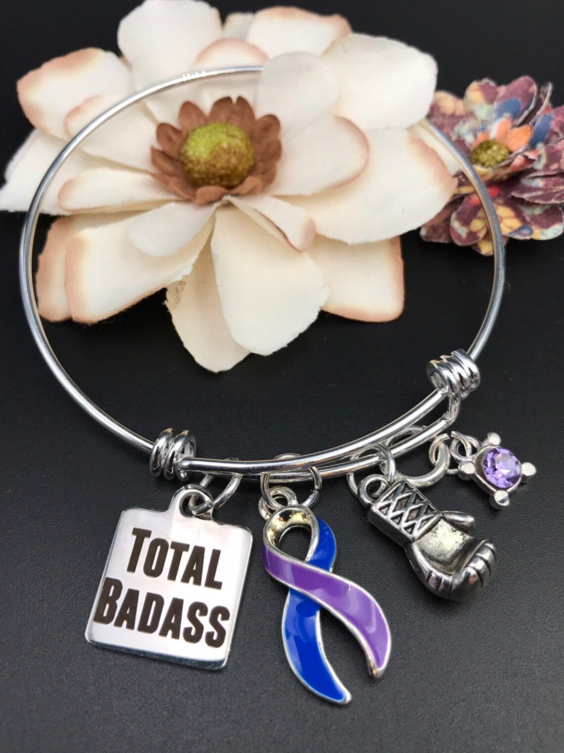 Rheumatoid Arthritis Awareness / Total Badass / Boxing Glove Etsy