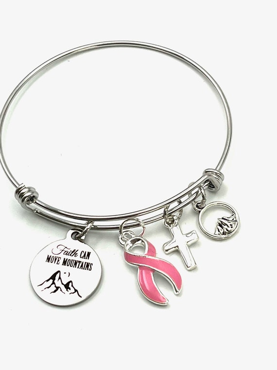 Breast cancer warrior bracelet outlet