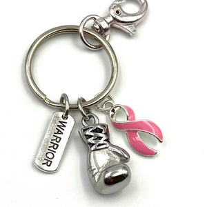 Pick Your Ribbon Boxing Glove Fighter Keychain / Cancer Survivor Awareness Gift / Spoonie / Chronic Illness Fight Like a Girl image 9