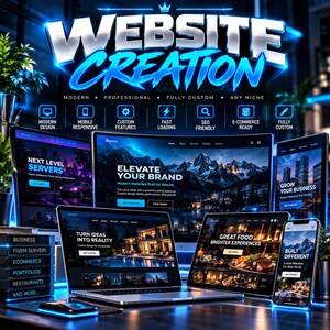 Website op maat | Gaming- en communitysite op bestelling | Responsief en mobielvriendelijk | Bewerkbare broncode | Landingspagina | Digitaal