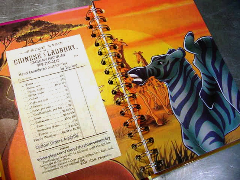 JOURNAL LION KING Walt Disney Notebook Recycled Upcycled image 2