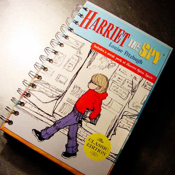 HARRIET the SPY Journal Notebook Recycled Book SPECIAL Order Only