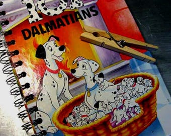 JOURNAL 101 DALMATIONS Disney RECYCLED Vintage Book