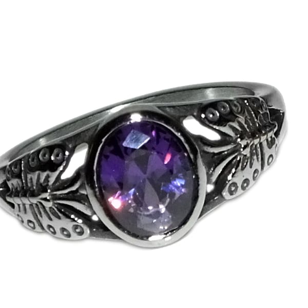 Butterfly Goth Ring - Etsy