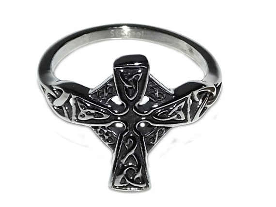 CLEARANCE Vintage 90s Style Goth Grunge Celtic Cr… - image 1
