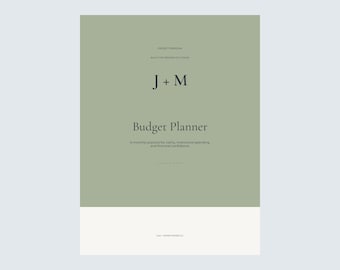 Pianificatore di budget in PDF / Strumento di monitoraggio mensile del budget e delle spese con collegamenti ipertestuali / Compatibile con Goodnotes e Supernote