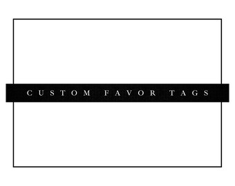 Custom Favor Tags: Ewok Tags for Noah