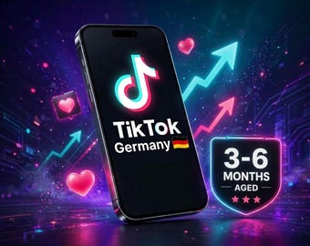 Compte TikTok allemand ancien (3 à 6 mois) | Marketing d'entreprise sur TikTok allemand