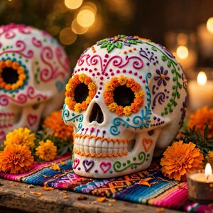 Sugar Skulls Recipe PDF + Video | Traditional Calaveras for Ofrenda | Día de los Muertos Download