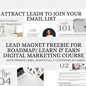Freebie Lead Magnet for MRR Sellers - The Roadmap Learn and Earn Digital Marketing