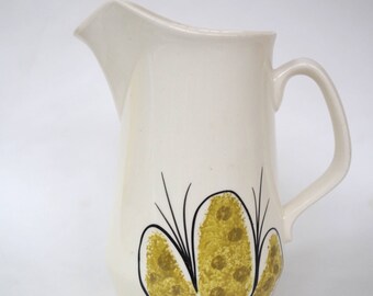 Vintage Vera Neumann Calypso Pattern Small Hand Painted Pitcher Made in Jamaica by Island Worcester