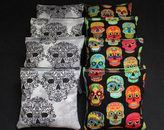 Cornhole Bean Bags 8 ACA Regulation Party Bags Halloween Party Game Cats Ghosts
