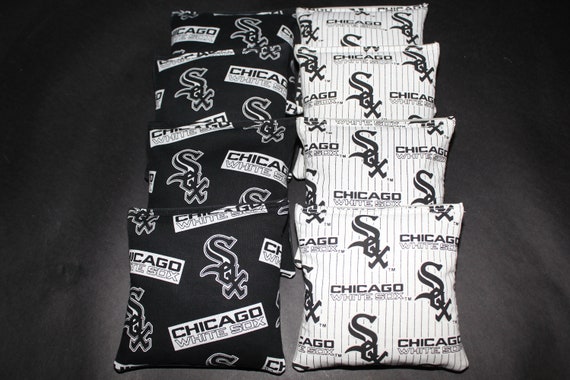 Chicago White Sox CORNHOLE BEAN BAGS 8 ACA Regulation Corn Hole Game Toss Bags