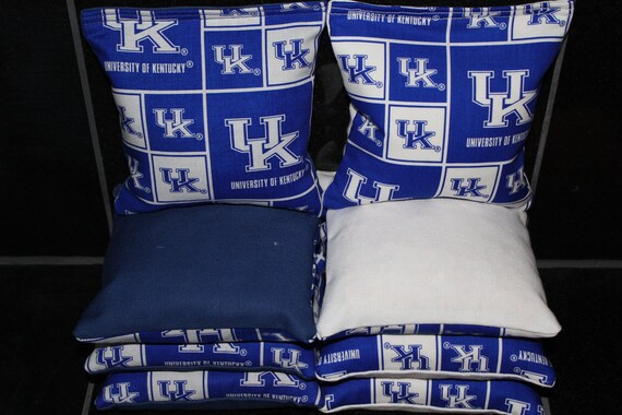 University of Kentucky Wildcats Set of 8 Cornhole Bean Bags FREE SHIPPING