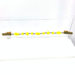 Boho Tchèque Jaune Verre Perle Sweater Garde